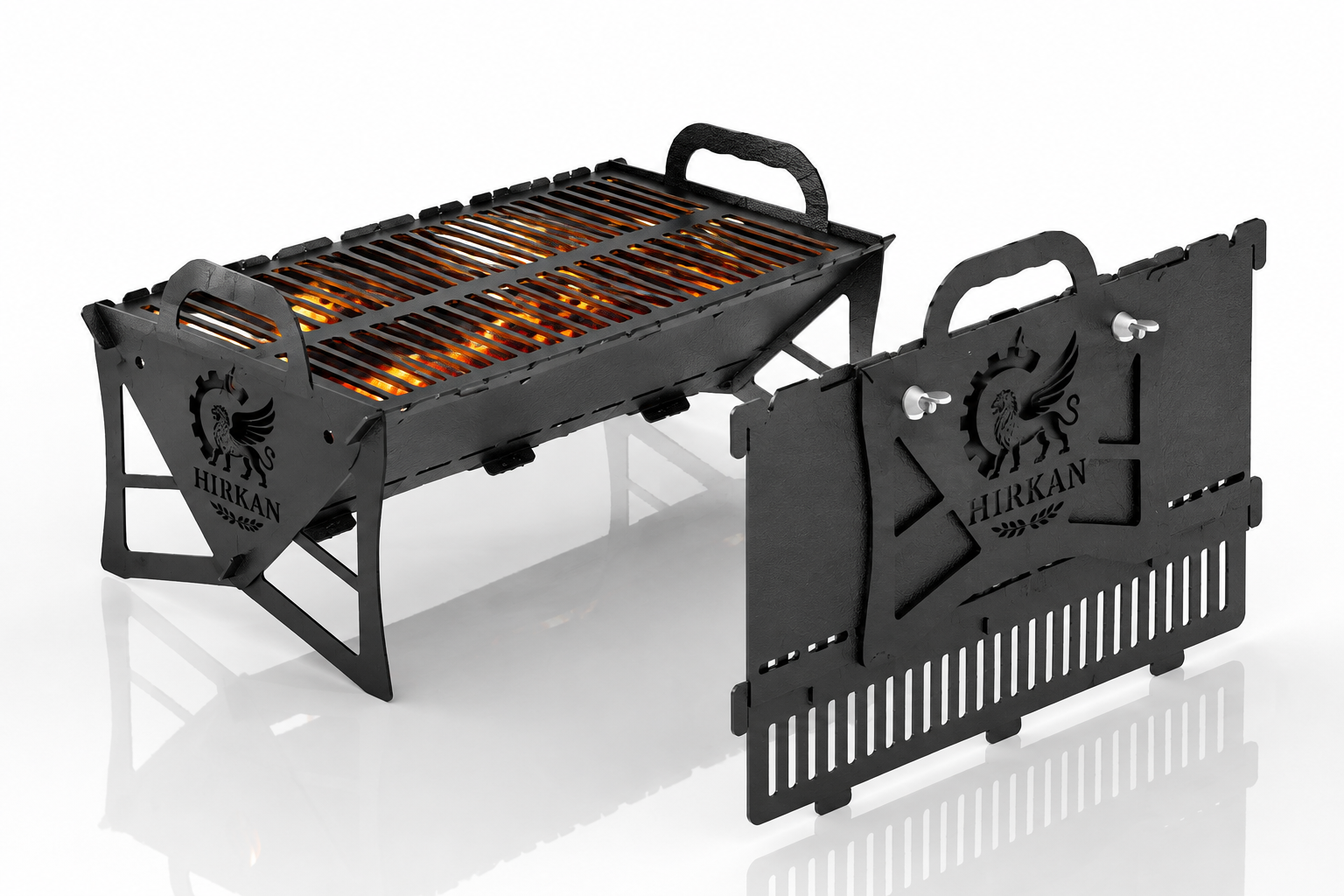 آتشکده و منقل کمپینگ تاشو هیرکان کد 3(Hirkan Fire Pit)