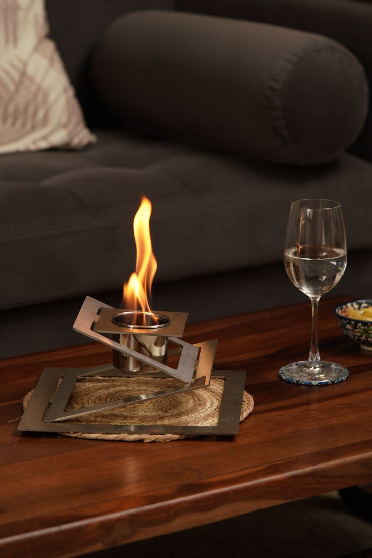 🕯️ جا شمعی لوکس رومیزی مدل روشا هیرکان